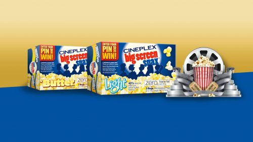 Cineplex Big Screen-popcorn
